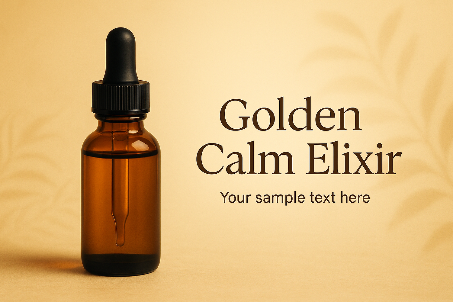 Golden Calm Elixir Banner