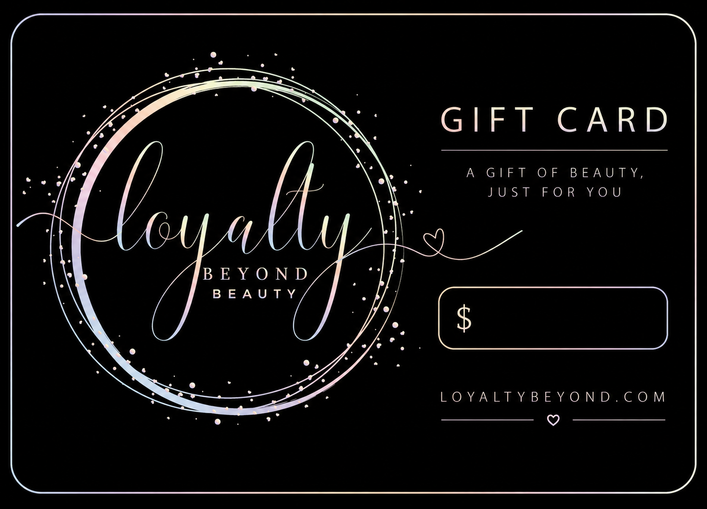 Loyalty card gift cards