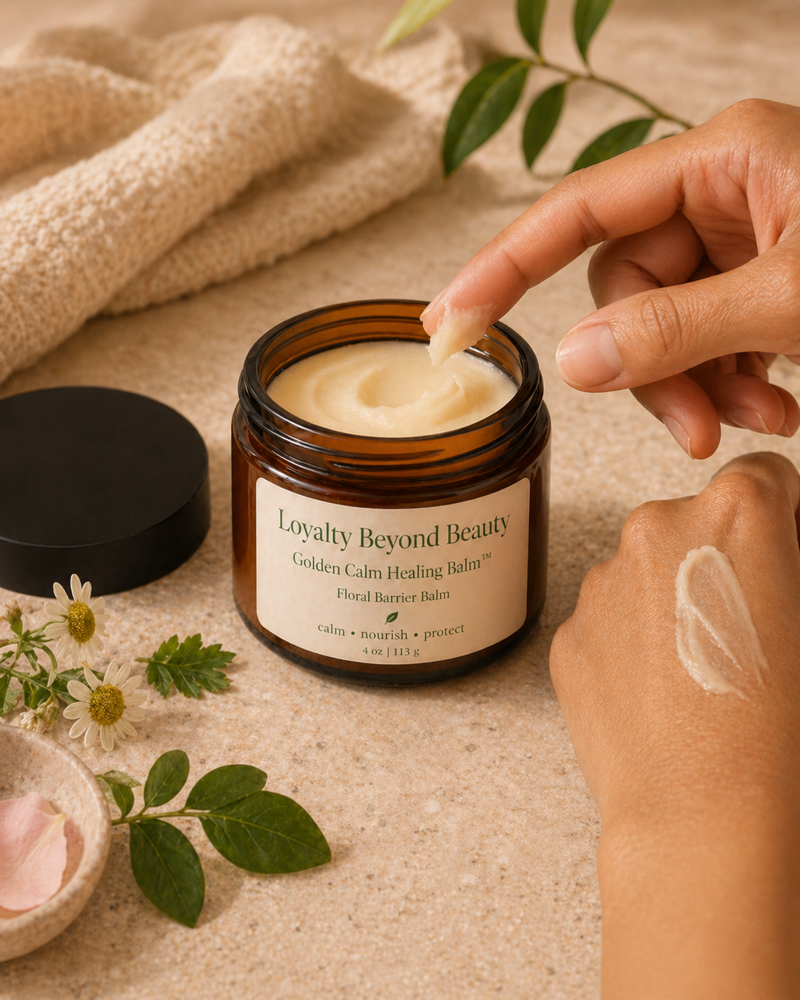 Golden Calm Healing Balm™ — Floral Barrier Balm