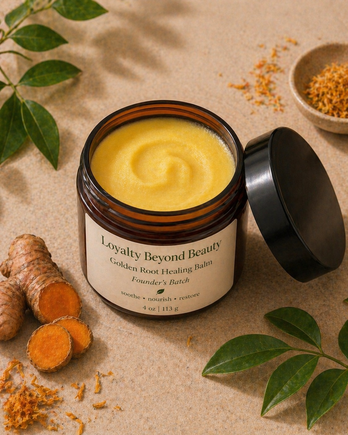 Golden Root Healing Balm™ — Turmeric + Calendula Balm (4oz)